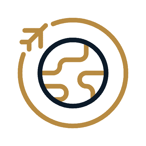 Global destinations icon
